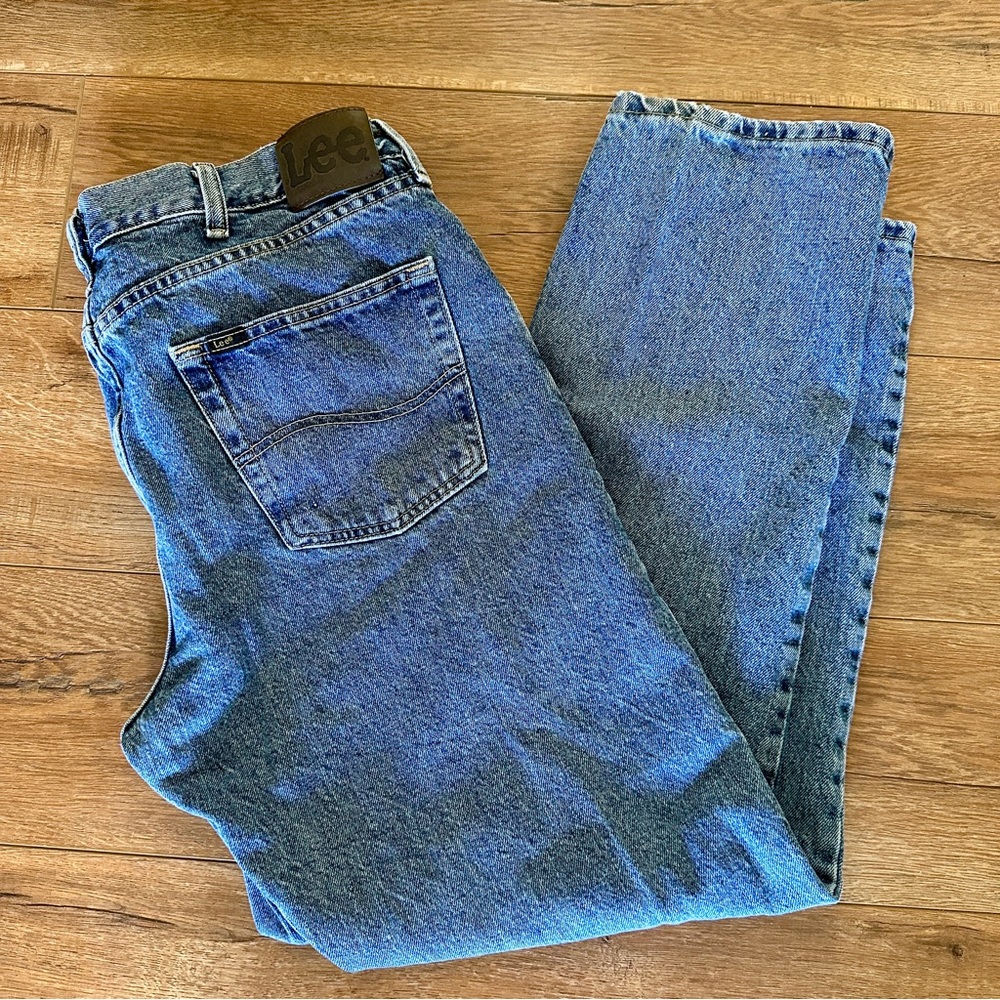 Lee Men's Regular Fit Jeans 36x30 Medium Wash